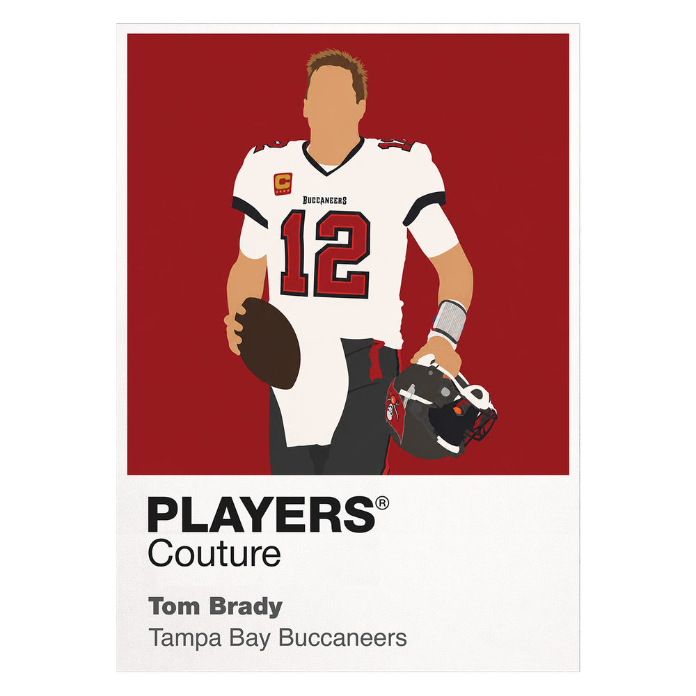 Tom Brady Buccaneers American Football Icon Frame Men's T-Shirt