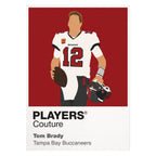 Tom Brady Buccaneers American Football Icon Frame Men's T-Shirt