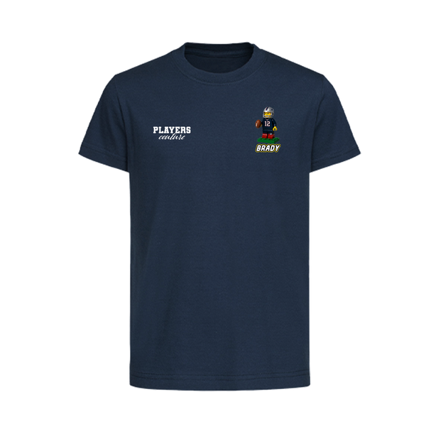 Tom Brady Toy Logo Players Couture Kids T-Shirt Navy