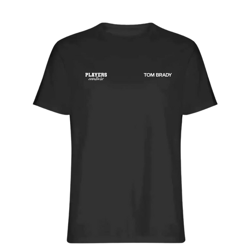 Tom Brady t-shirt – black men's t-shirt featuring the Tom Brady Players Couture logo