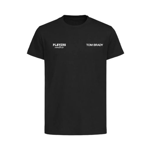Tom Brady t-shirt – black kids' t-shirt featuring the Tom Brady Players Couture logo