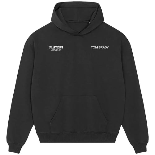 Tom Brady hoodie – black men's hoodie featuring the Tom Brady Players Couture logo
