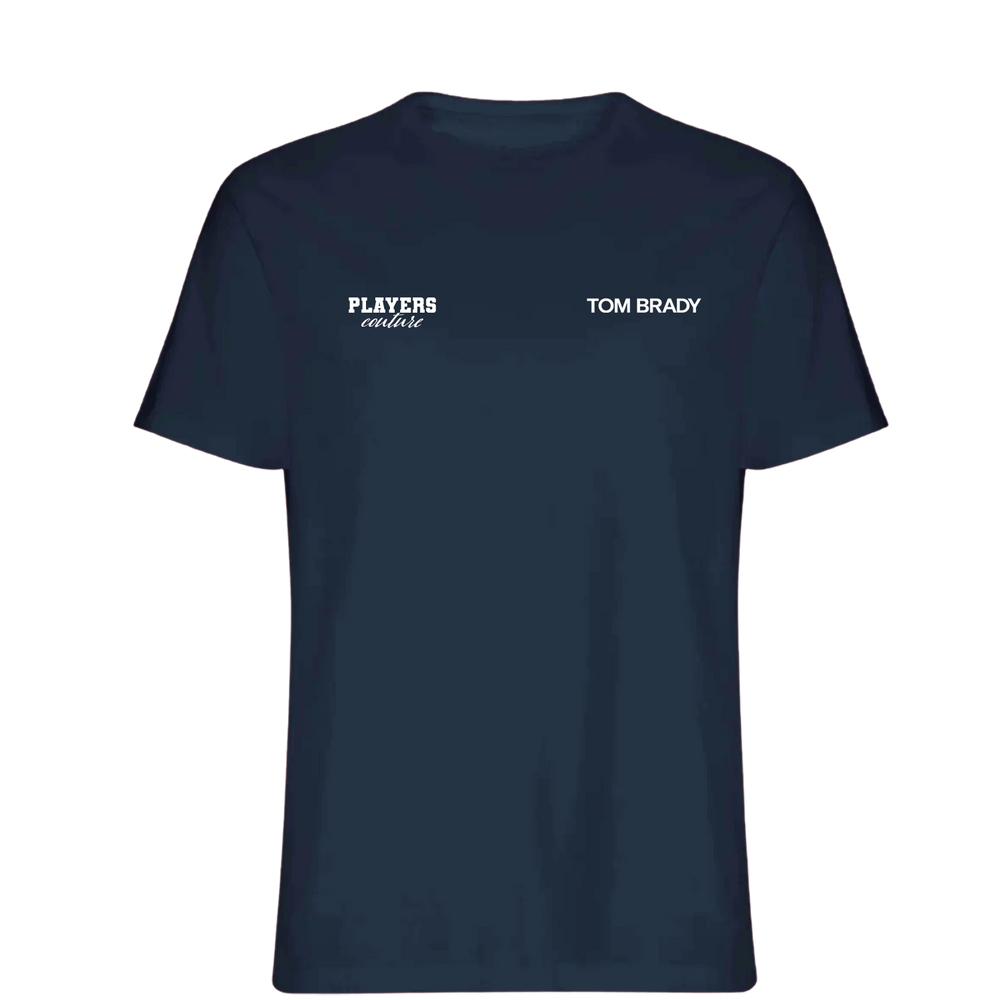 Tom Brady Logo Players Couture Mens T-Shirt Navy