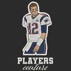 Tom Brady Badge Players Couture Men's Hoodie