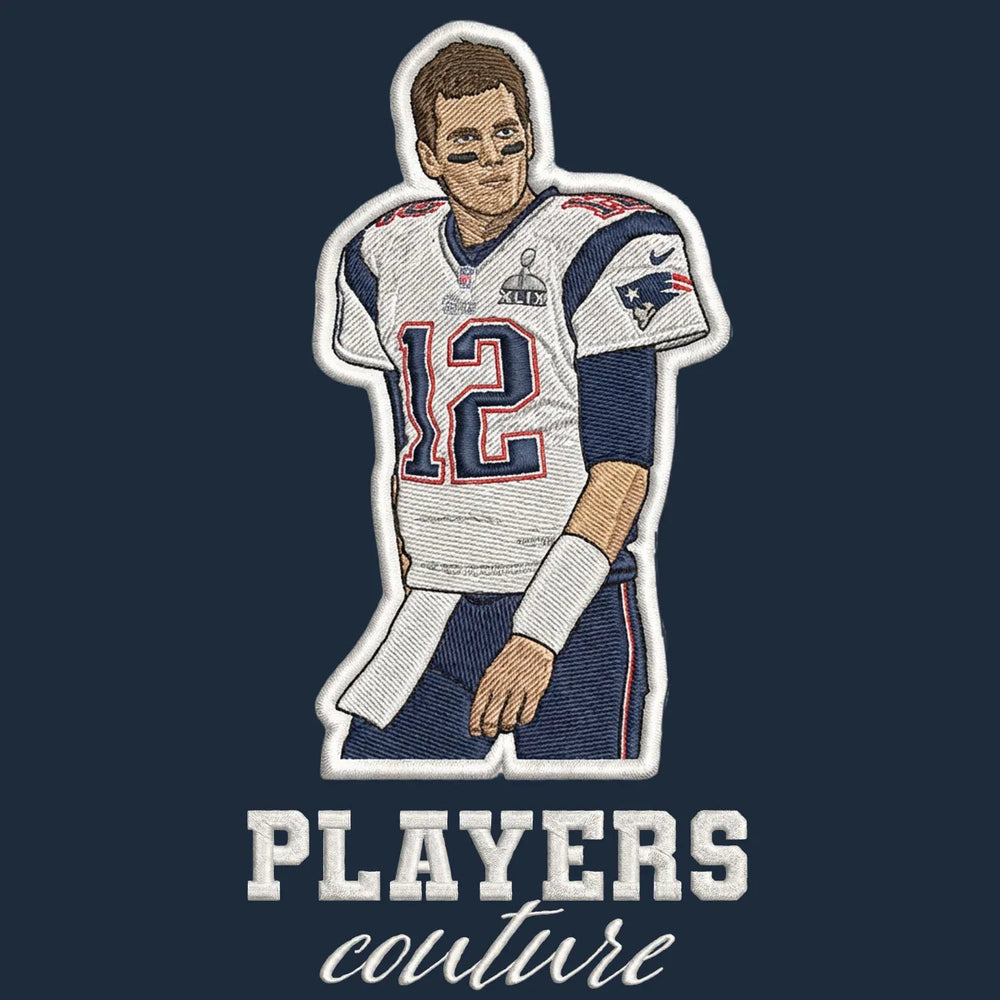 Tom Brady Badge Players Couture Men's Hoodie