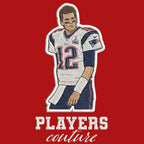 Tom Brady Badge Players Couture Men's Hoodie