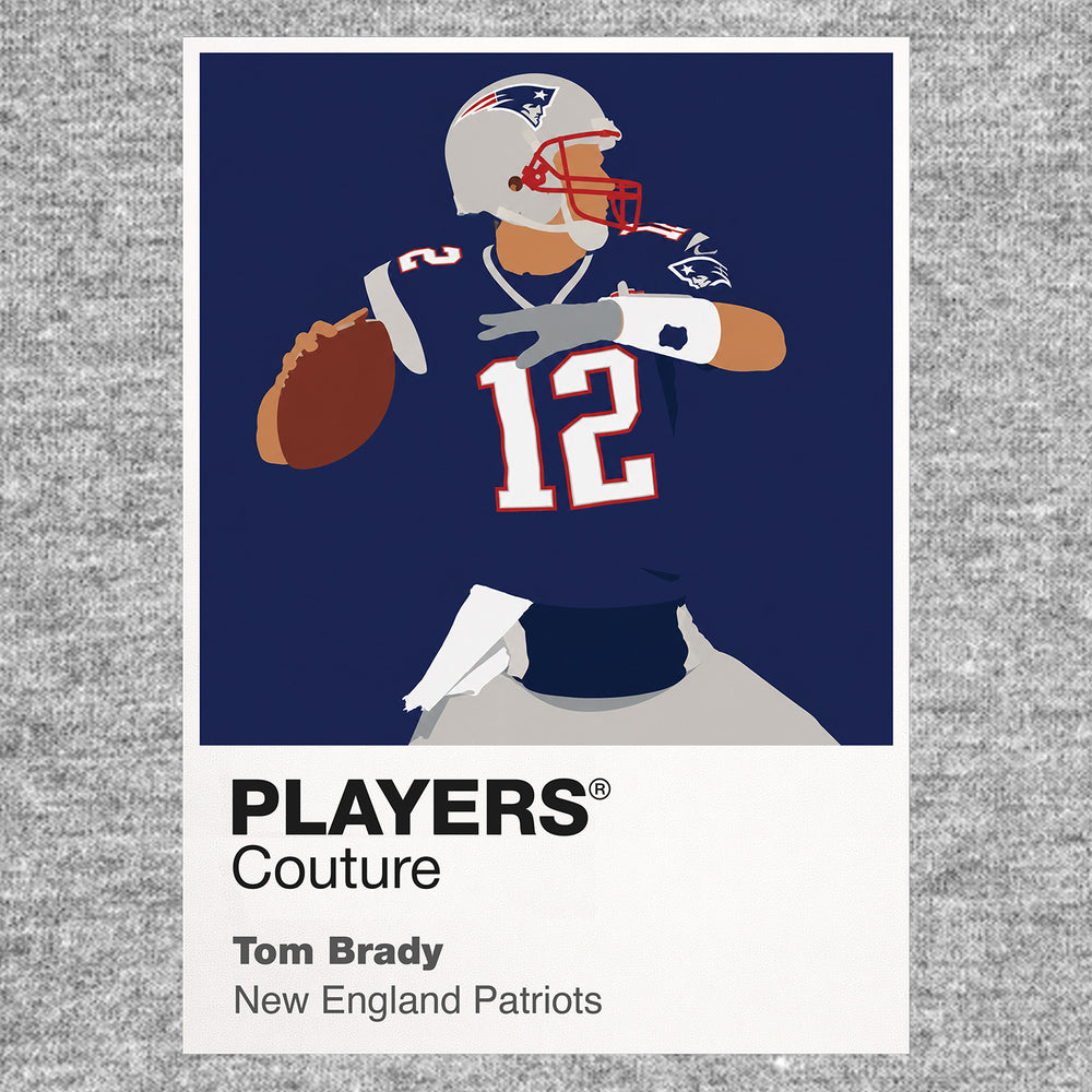 Tom Brady Patriots American Football Icon Frame Men's T-Shirt