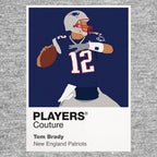 Tom Brady Patriots American Football Icon Frame Men's T-Shirt