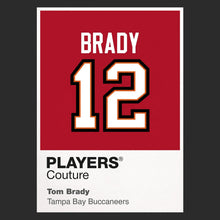 Tom Brady 12 Tampa Bay Jersey Frame Men's Hoodie