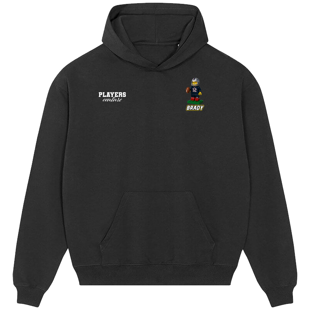 Tom Brady Toy Logo Players Couture Men's Casual Hoodie Black