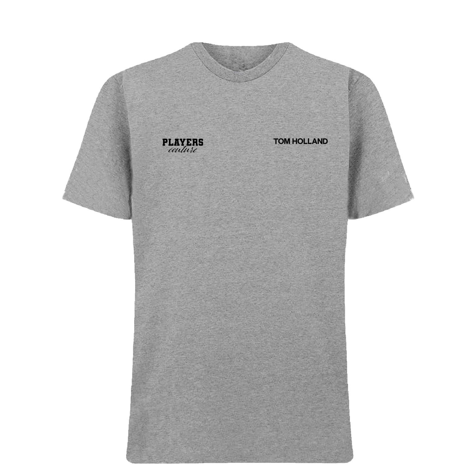 Tom Holland Logo Players Couture Mens T-Shirt Gray