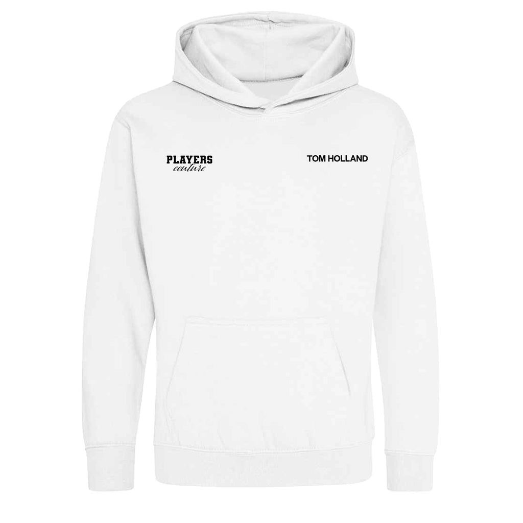 Tom Holland Logo Players Couture Kids Hoodie White