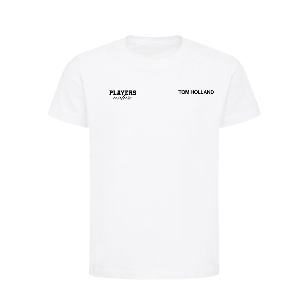 Tom Holland Logo Players Couture Kids T-Shirt White
