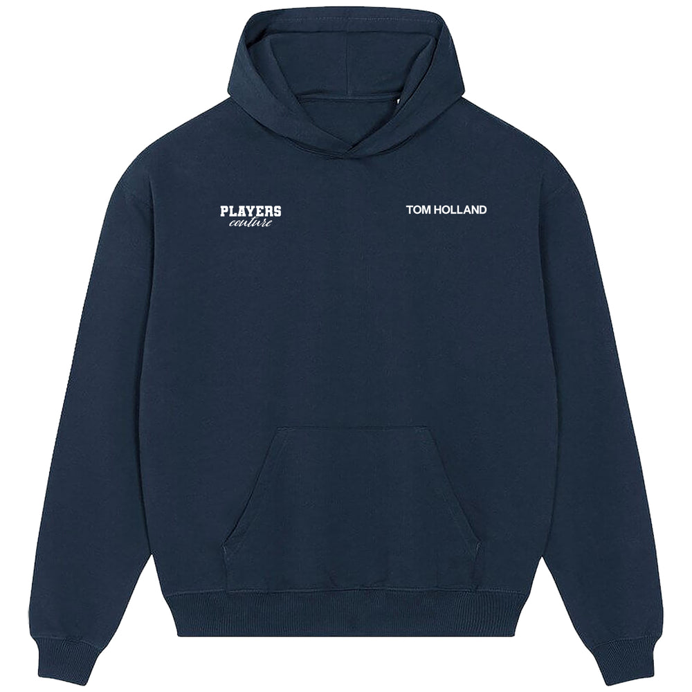 Tom Holland Logo Players Couture Men's Casual Hoodie Navy
