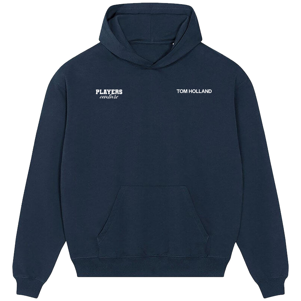 Tom Holland Logo Players Couture Men's Casual Hoodie Navy