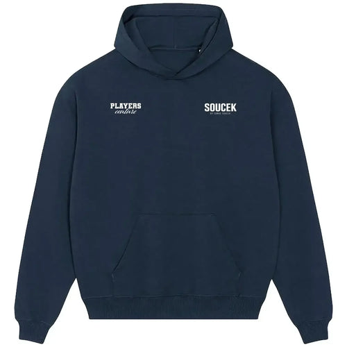 Tomas Soucek hoodie – navy men's hoodie featuring the Tomas Soucek Players Couture logo