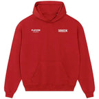 Tomas Soucek hoodie – red men's hoodie featuring the Tomas Soucek Players Couture logo