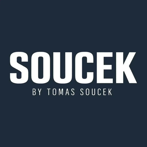 Tomas Soucek Logo Men's Hoodie – navy close-up detail shot of the Tomas Soucek Players Couture logo design