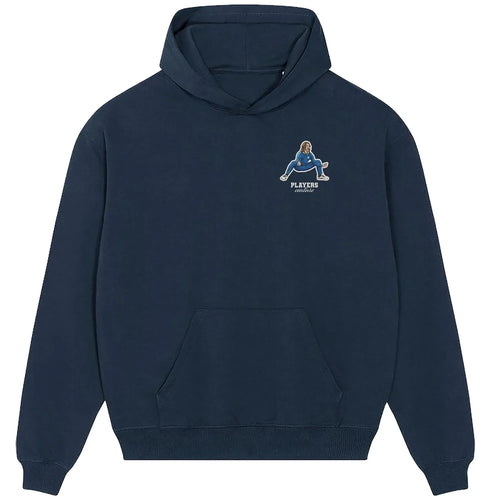 Tommy Fleetwood hoodie – navy men's hoodie featuring the Tommy Fleetwood Players Couture logo