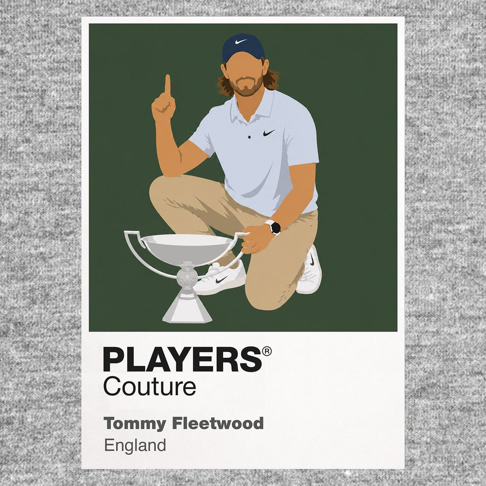 Tommy Fleetwood FedEx Cup Golf Icon Frame Men's Polo Shirt