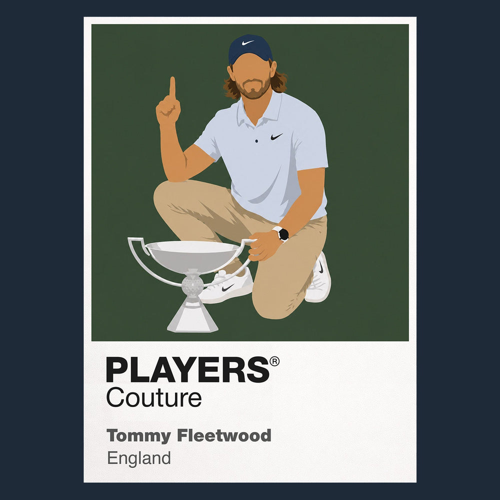 Tommy Fleetwood FedEx Cup Golf Icon Frame Men's Polo Shirt