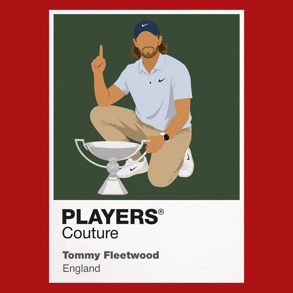 Tommy Fleetwood FedEx Cup Golf Icon Frame Men's Polo Shirt