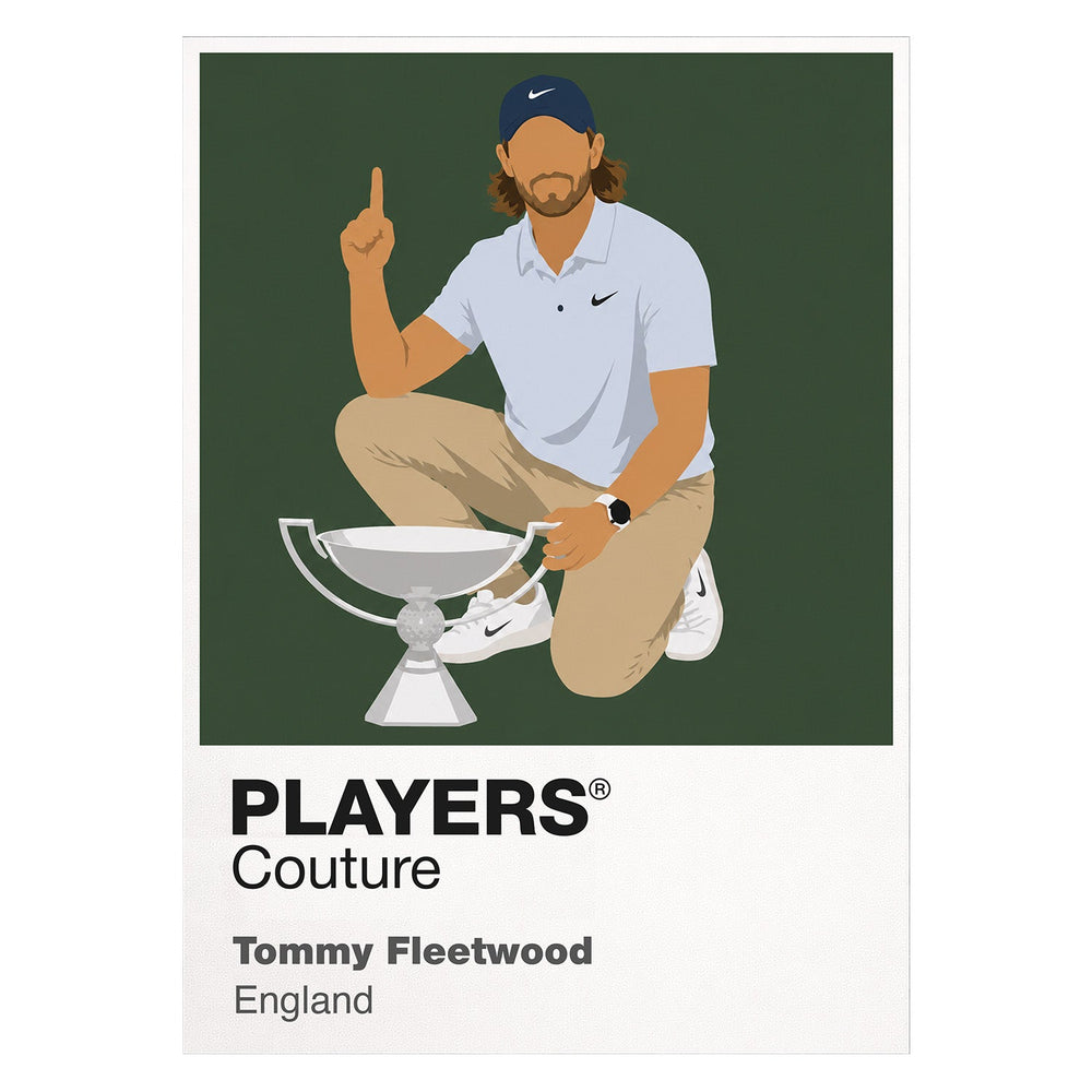 Tommy Fleetwood FedEx Cup Golf Icon Frame Men's Polo Shirt