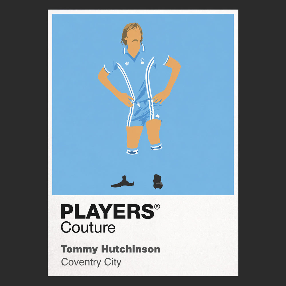 Tommy Hutchinson Coventry City Icon Frame — Black