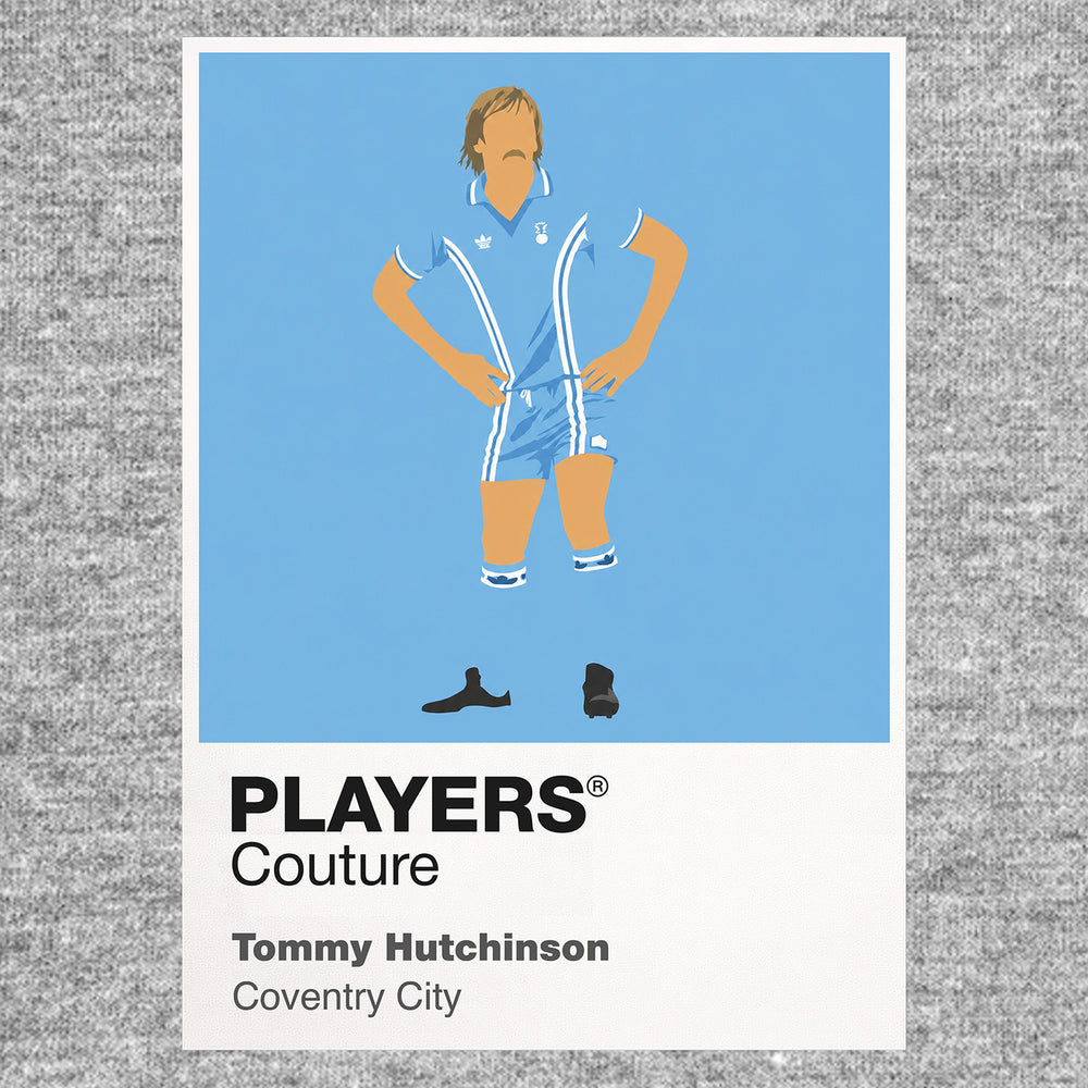 Tommy Hutchinson Coventry City Icon Frame — Gray