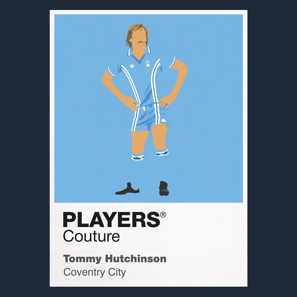 Tommy Hutchinson Coventry City Icon Frame — Navy