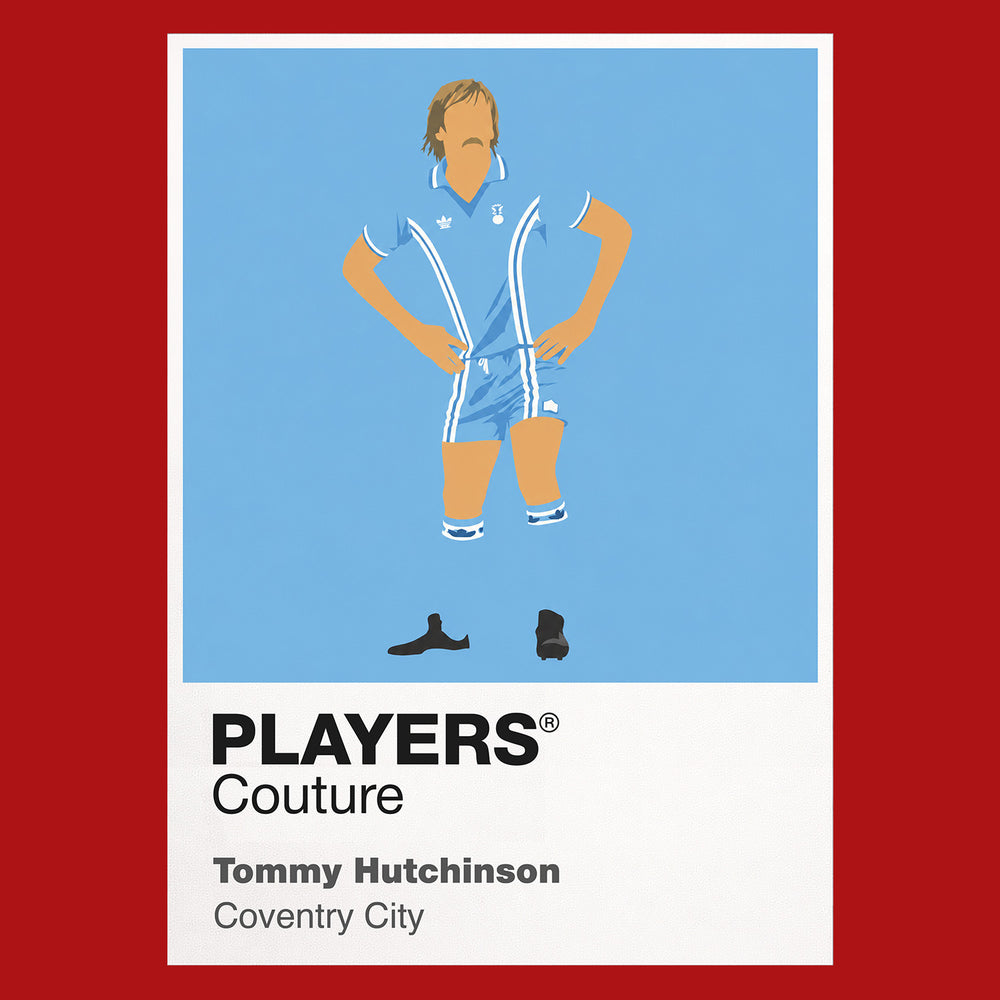 Tommy Hutchinson Coventry City Icon Frame — Red