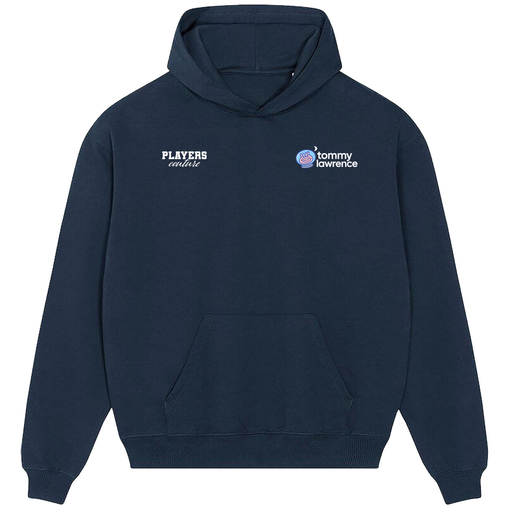 Tommy Lawrenson Logo Players Couture Men's Casual Hoodie Navy