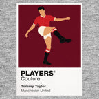Tommy Taylor Manchester United Men's T-Shirt - Grey