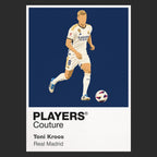 Toni Kroos Real Madrid black Icon Frame artwork detail