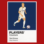 Toni Kroos Real Madrid red Icon Frame artwork detail