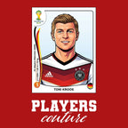 Toni Kroos World Cup Sticker Kids Hoodie – toni kroos red Players Couture design
