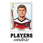 Toni Kroos World Cup Sticker Kids Hoodie – toni kroos white Players Couture design
