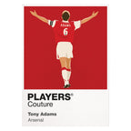 Tony Adams Arsenal white Icon Frame artwork detail