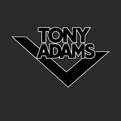 Tony Adams Logo Kids Hoodie – black close-up detail shot of the Tony Adams Players Couture logo design
