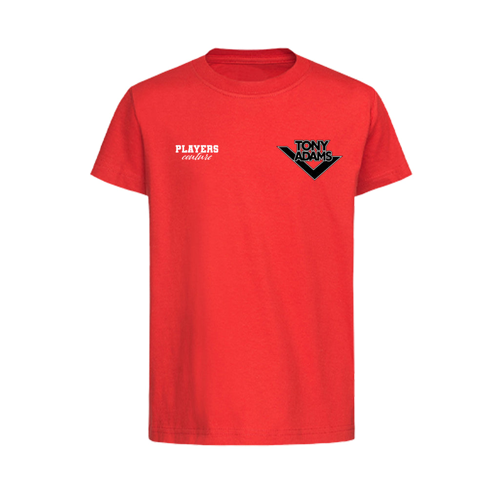 Tony Adams Logo Players Couture Kids T-Shirt Red