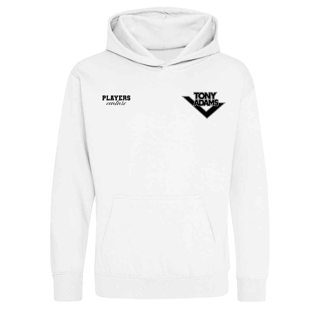 Tony Adams Logo Players Couture Kids Hoodie White