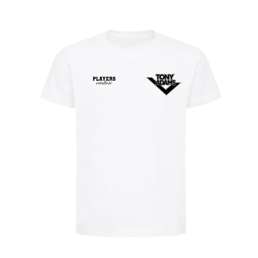 Tony Adams Logo Players Couture Kids T-Shirt White