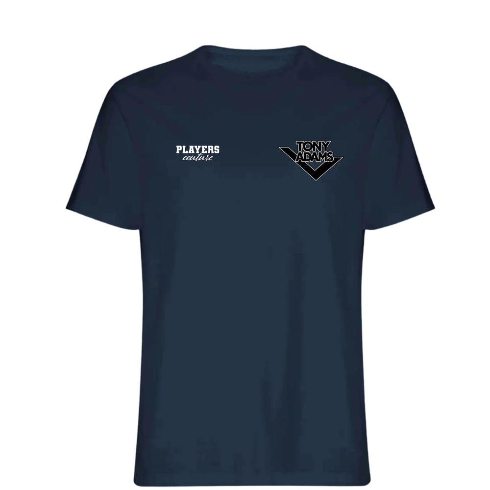 Tony Adams Logo Players Couture Mens T-Shirt Navy