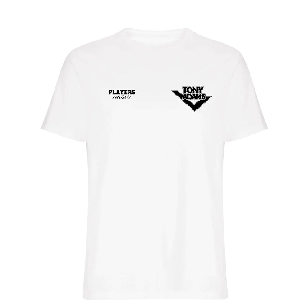 Tony Adams Logo Players Couture Mens T-Shirt White