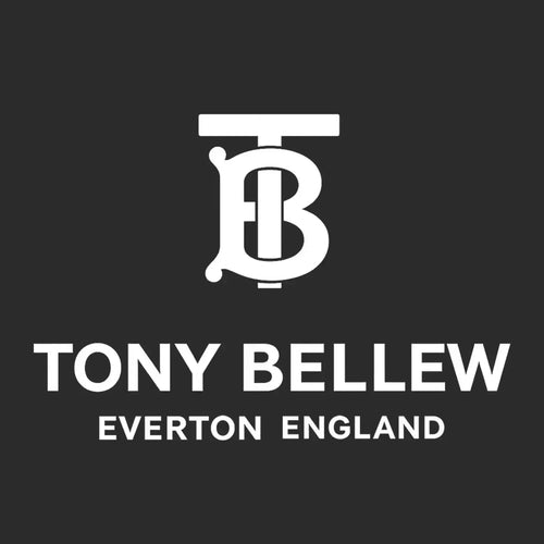 Tony Bellew Logo Men's Hoodie – black close-up detail shot of the Tony Bellew Players Couture logo design