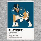 Tony Boselli Jaguars American Football Icon Frame Men's T-Shirt