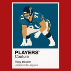 Tony Boselli Jaguars American Football Icon Frame Men's T-Shirt