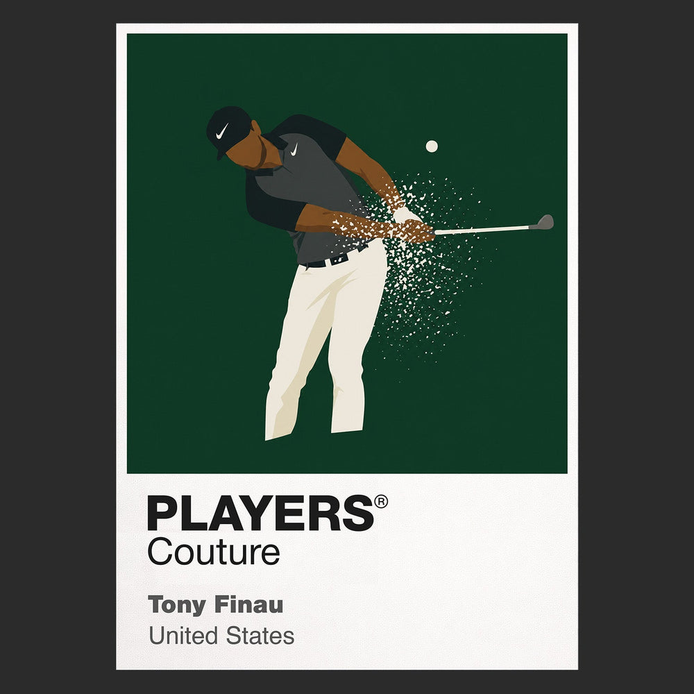Tony Finau 2 Golf Icon Frame Men's Polo Shirt