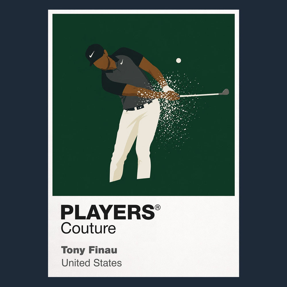 Tony Finau 2 Golf Icon Frame Men's Polo Shirt