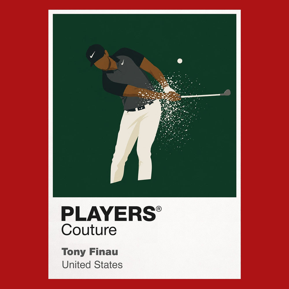 Tony Finau 2 Golf Icon Frame Men's Polo Shirt